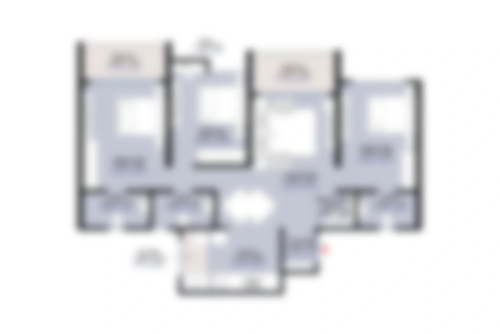 3 BHK Floor Plan